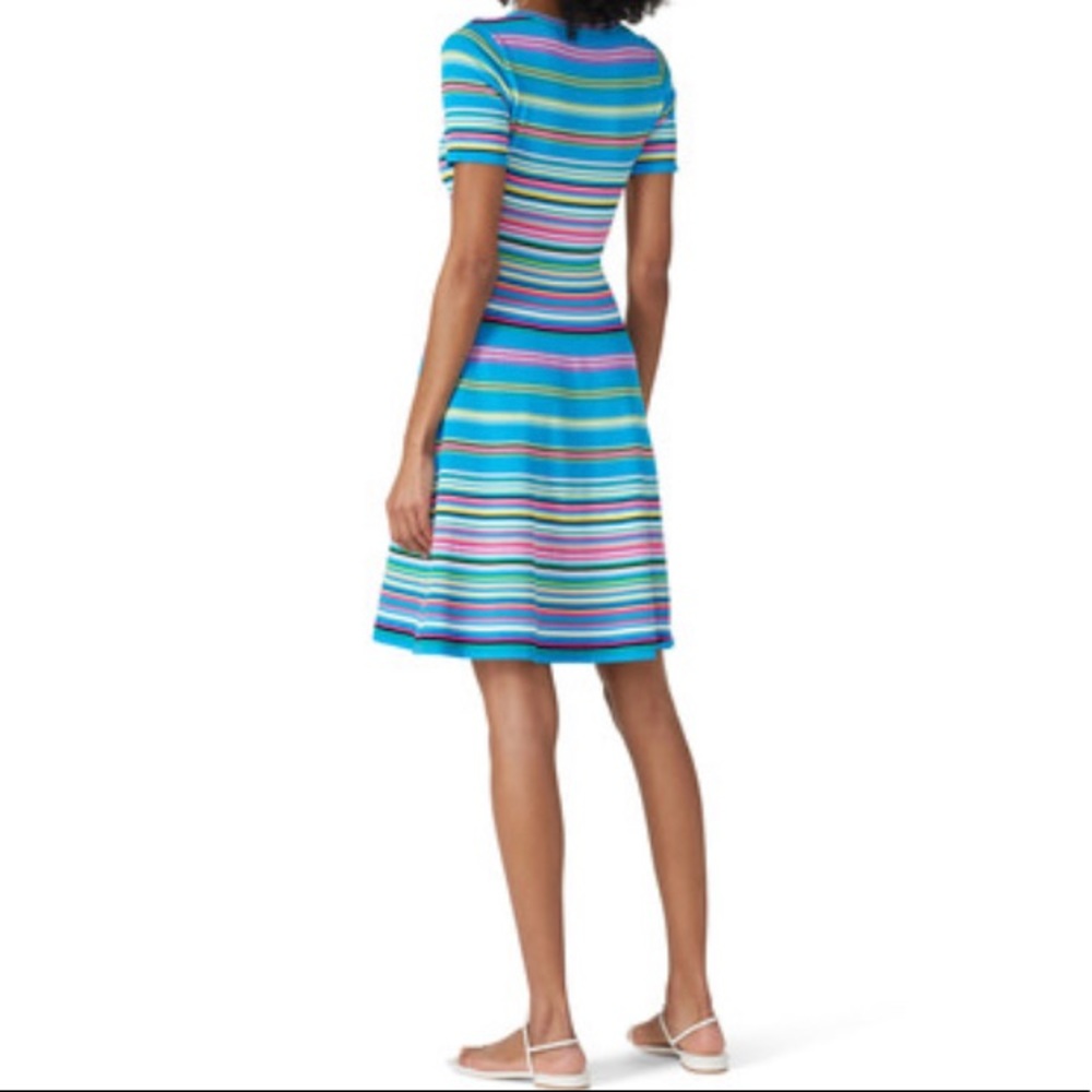 Milly knit fit & flare dress